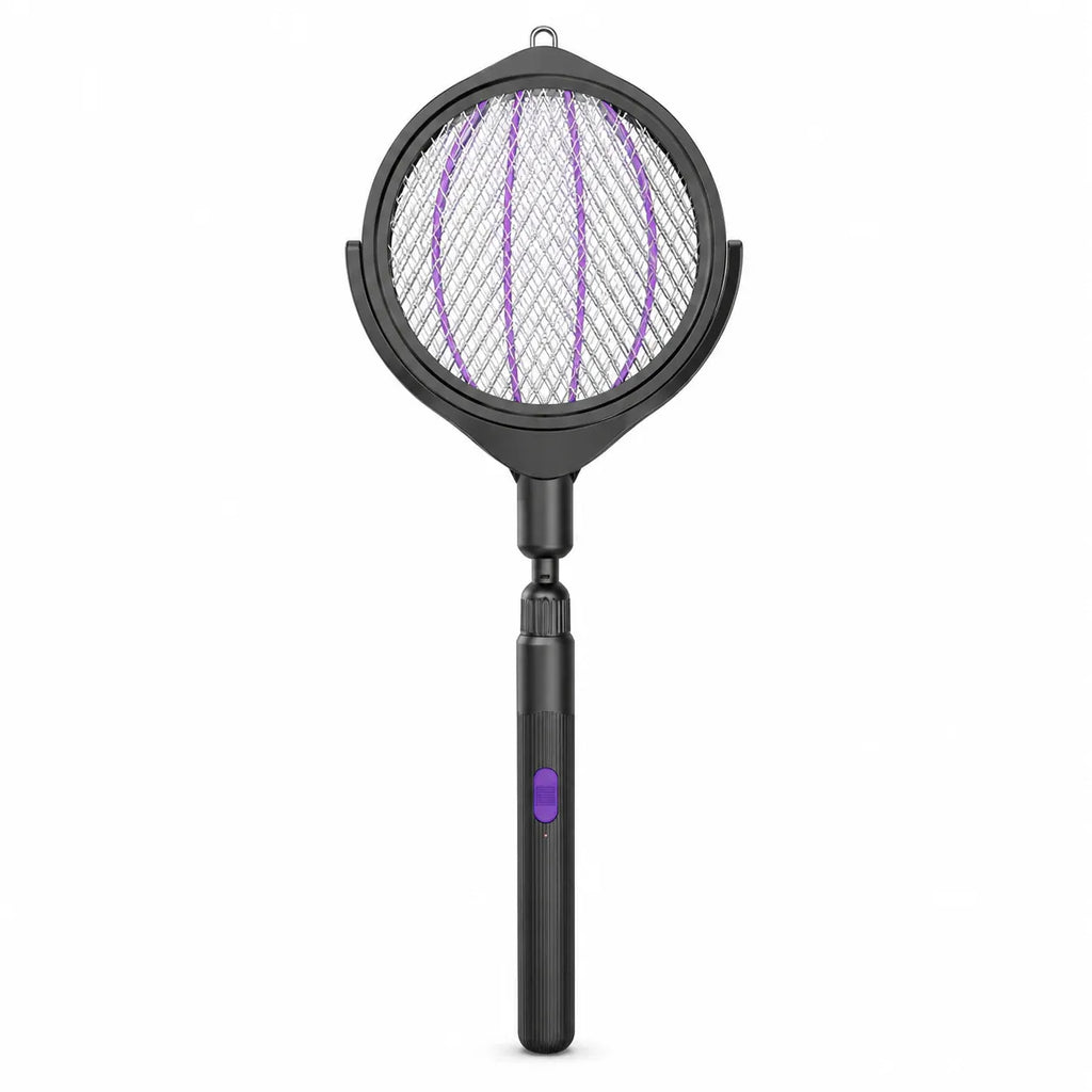 Telescopic Electric Mosquito Swatter Racket Dubai UAE rechargeable mosquito killer racket with extendable handle for indoor and outdoor insect control
