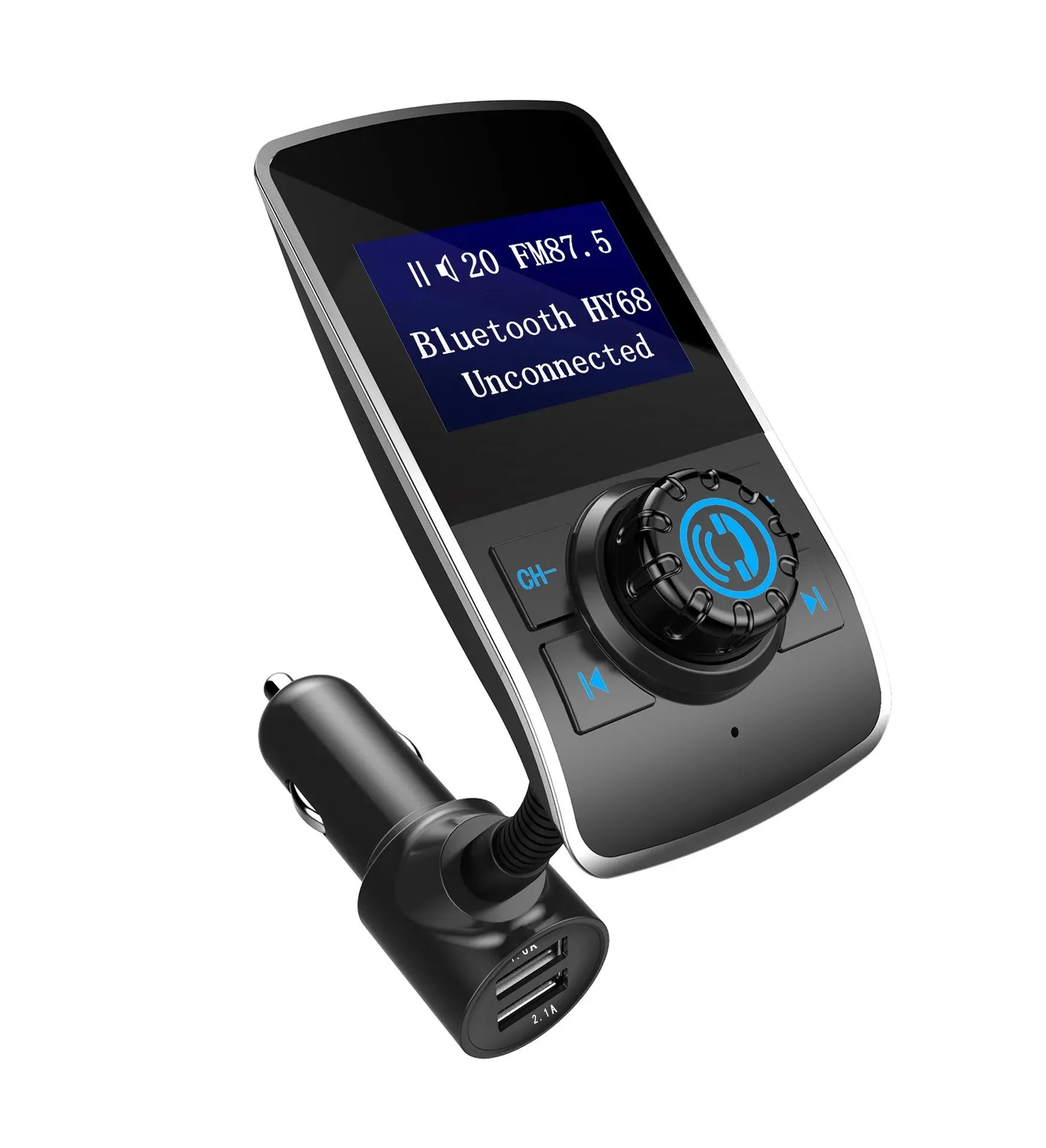 Bluetooth FM Transmitter Car MP3 Player Dubai UAE wireless FM transmitter with Bluetooth hands free calling USB charging and music streaming