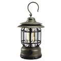 Retro Rechargeable LED Camping Lantern Dubai UAE portable outdoor lantern with rechargeable battery for camping hiking and emergency lighting