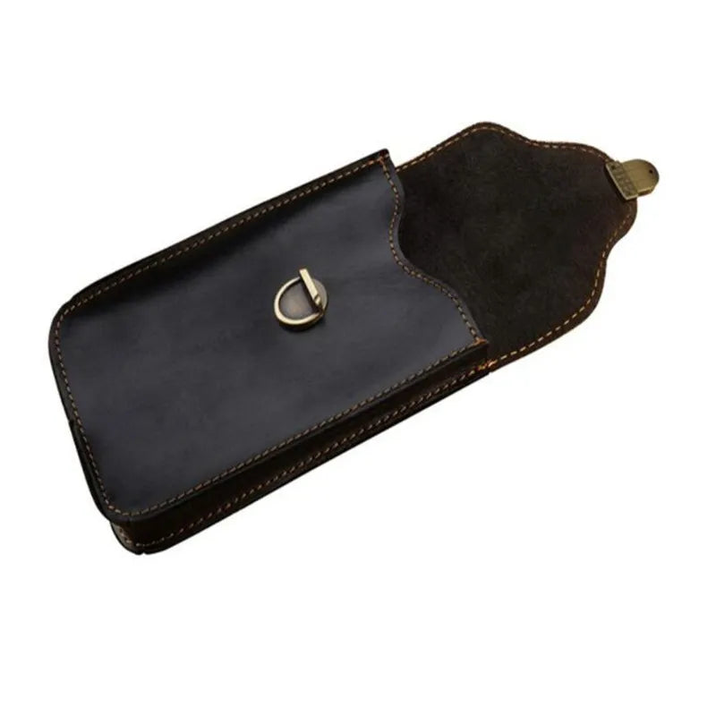 Retro Leather Phone Crossbody Storage Bag Dubai UAE stylish women's crossbody bag for phones cards cash and daily essentials