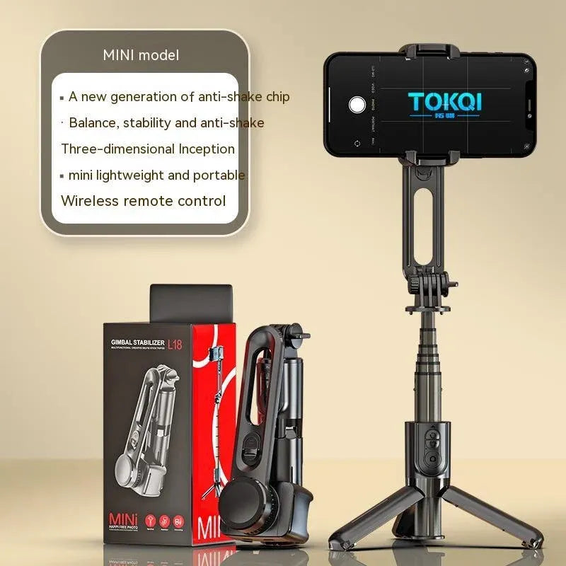 L18S Mobile Phone Selfie Stick Tripod Stabilizer Dubai UAE portable phone selfie stick tripod with stabilizer for photos videos vlogging livestreaming and travel