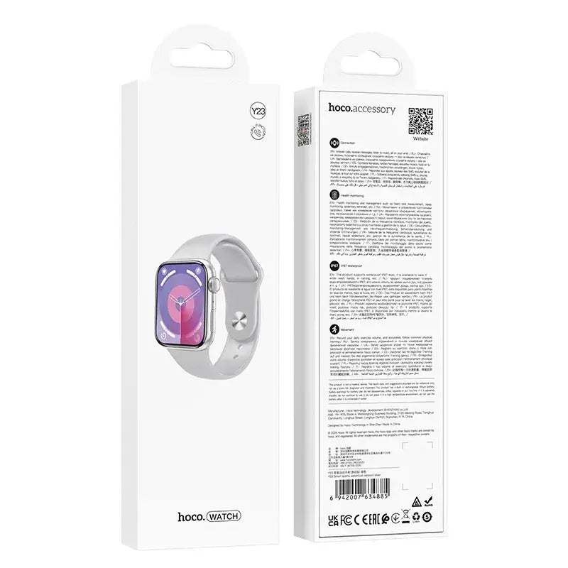 Hoco ActivePro NFC Smart Watch with 12-Day Battery & Waterproof Design | Emirasouq