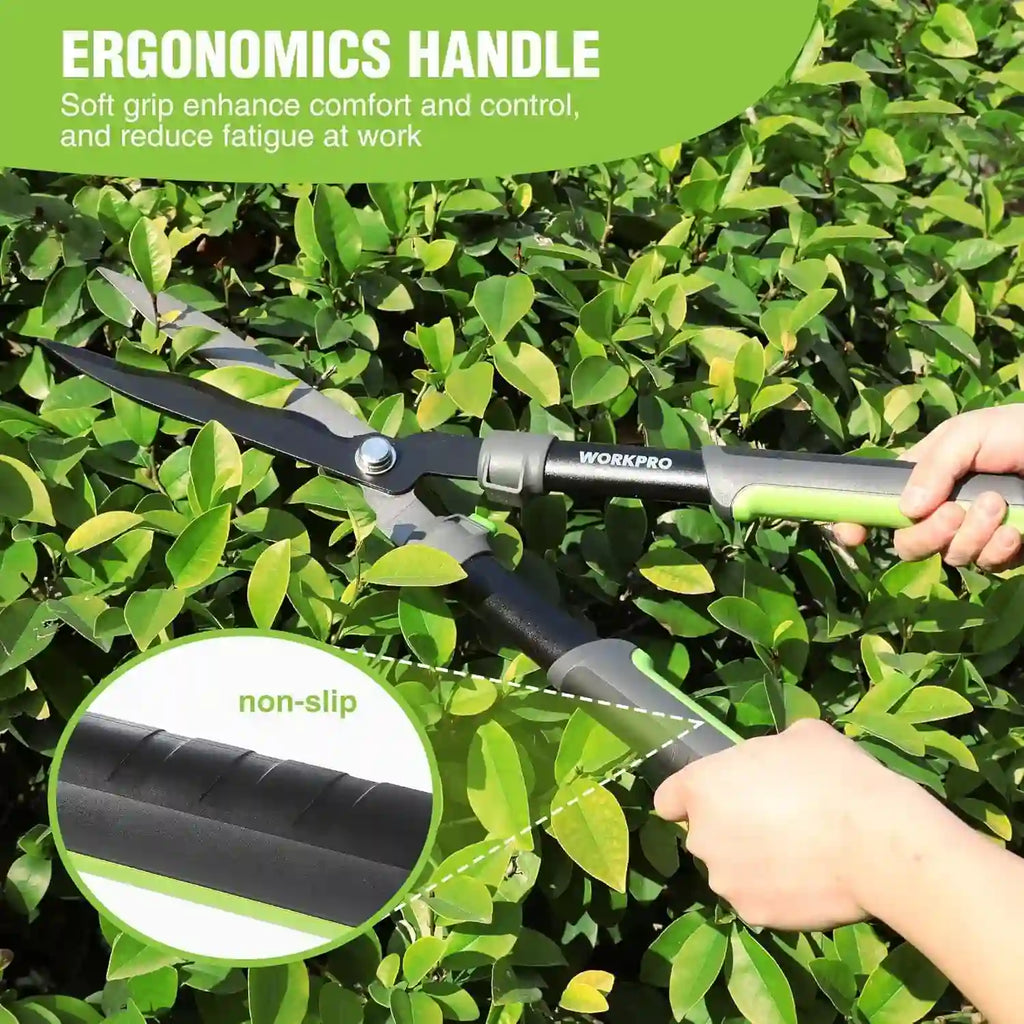 Manual Garden Hedge Shears with Extended Handles Dubai UAE heavy duty hedge trimming shears for garden bushes shrubs and landscape maintenance