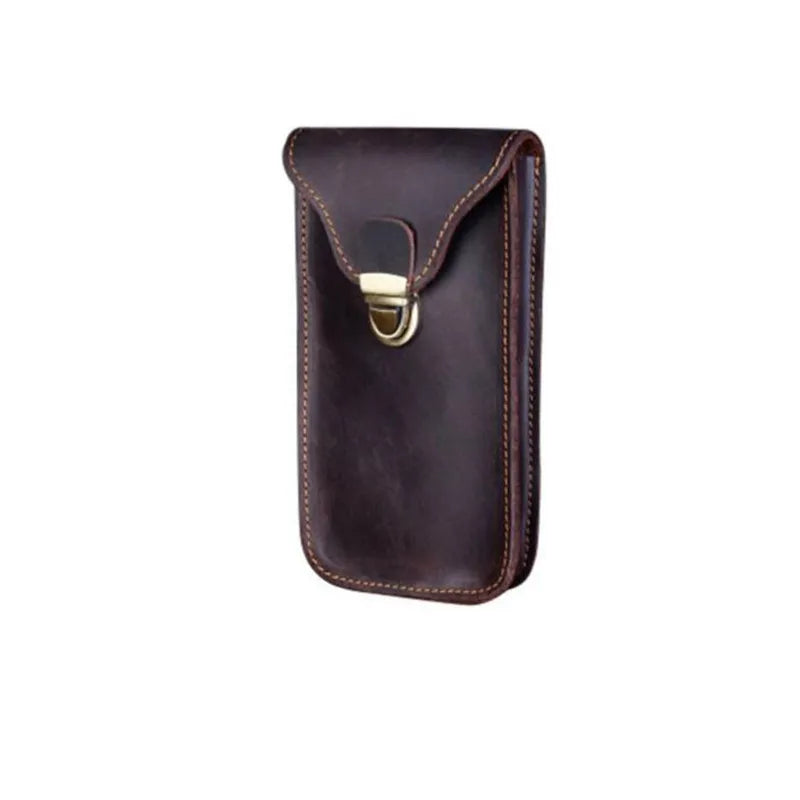 Retro Leather Phone Crossbody Storage Bag Dubai UAE stylish women's crossbody bag for phones cards cash and daily essentials