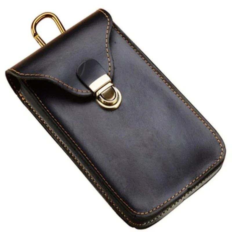 Retro Leather Phone Crossbody Storage Bag Dubai UAE stylish women's crossbody bag for phones cards cash and daily essentials