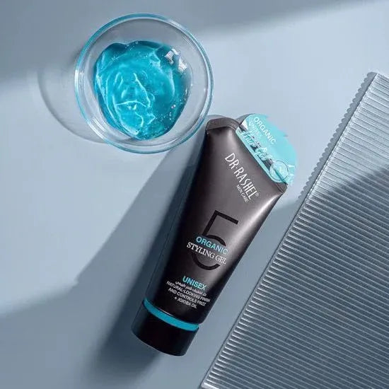 Dr. Rashel Jojoba Oil Styling Hair Gel Dubai UAE jojoba oil hair styling gel for strong hold smooth finish and everyday hair styling