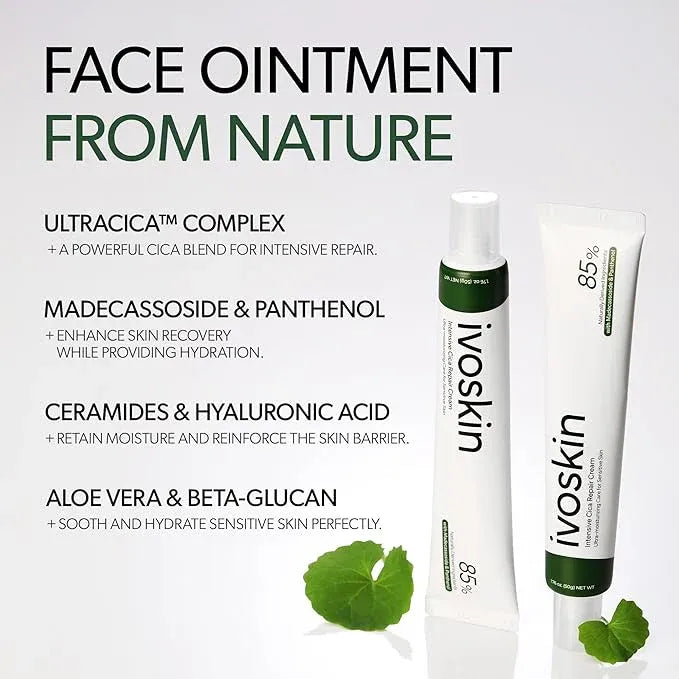 iVoskin Intensive Cica Repair Cream 50g Dubai UAE nourishing skin care cream with cica formula for daily hydration and skin comfort