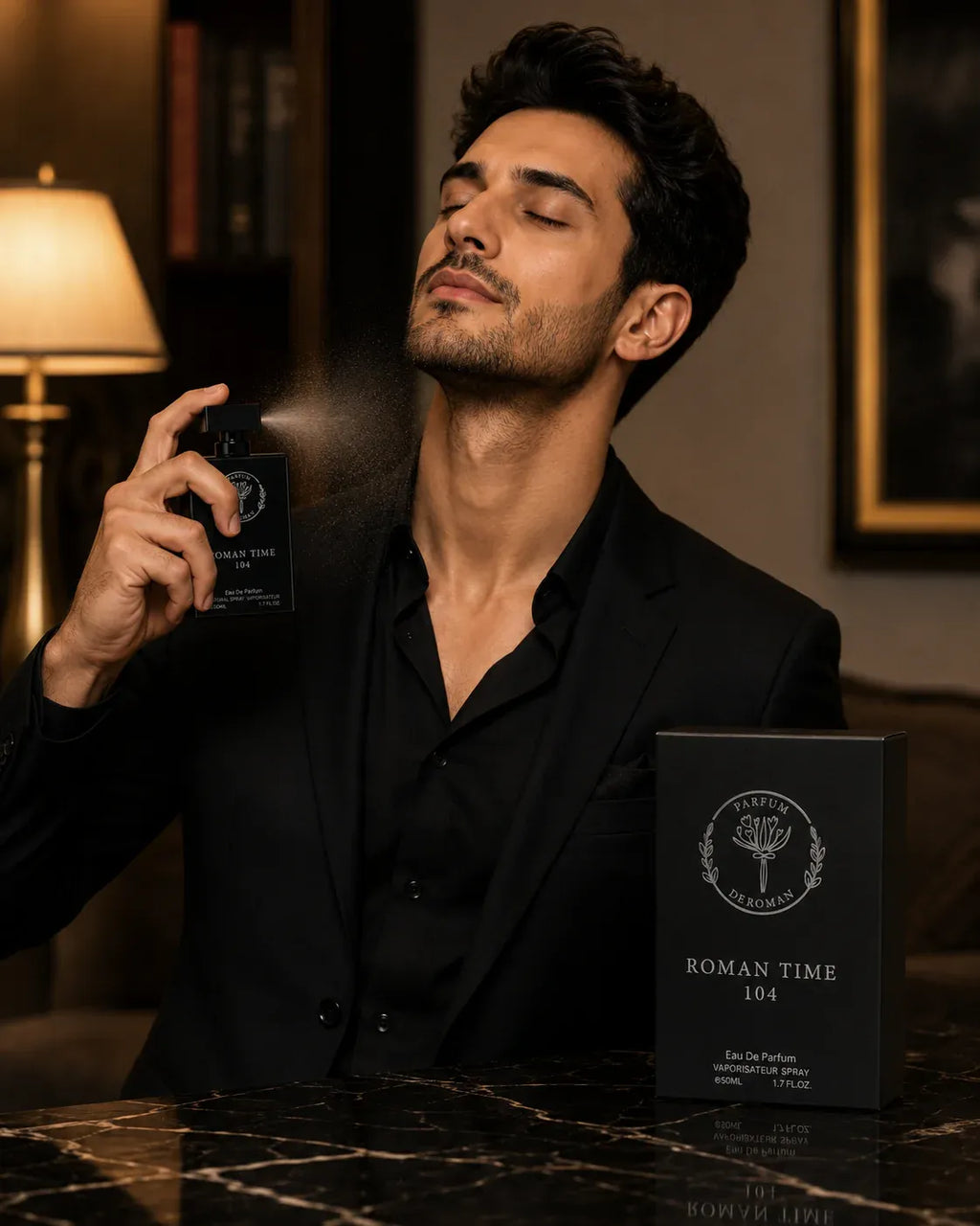 Roman Time 104 Eau De Parfum 50ML Dubai UAE luxury perfume for men and women with long lasting fragrance for everyday wear and special occasions