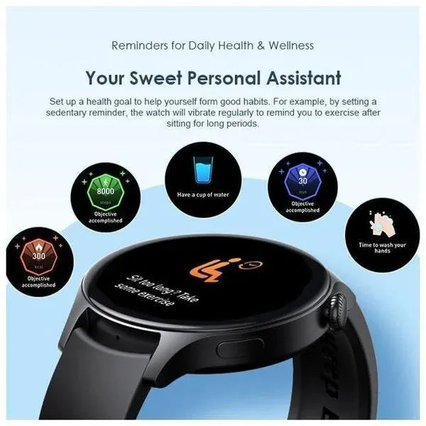 Oraimo OSW-42 AMOLED Bluetooth Smart Watch Dubai UAE AMOLED smartwatch with Bluetooth connectivity for fitness tracking notifications calls and everyday use