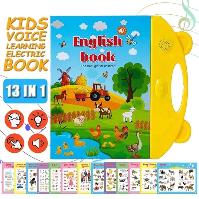 Farm Friends English Learning Book for Children Dubai UAE interactive educational book for kids to learn English vocabulary and early language skills