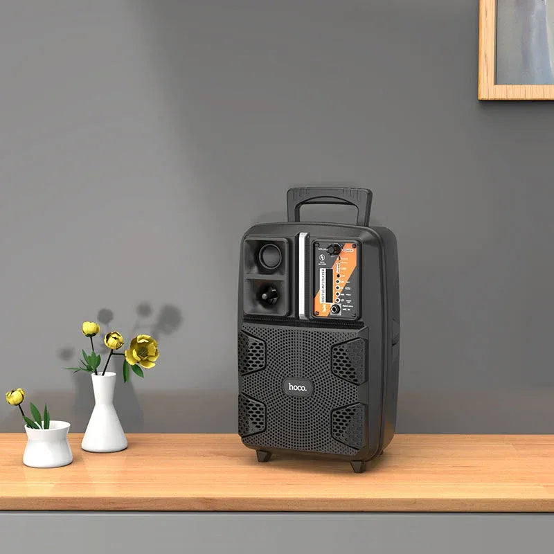 Hoco BS37 Wireless Bluetooth Speaker Dubai UAE portable Hoco Bluetooth speaker with powerful stereo sound wireless music playback and long battery life