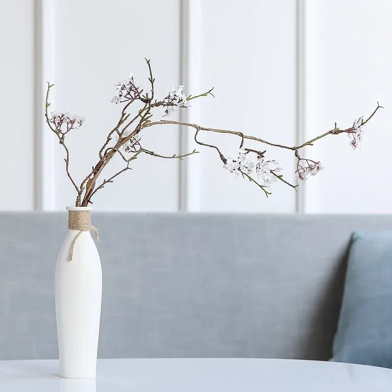Modern Ceramic Vase with Artificial Flowers
