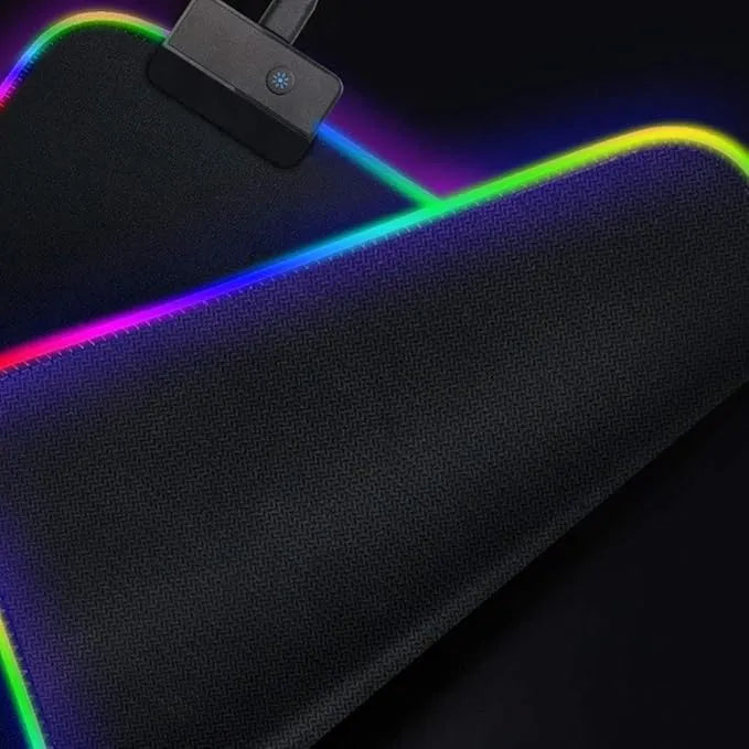 RGB Gaming Mouse Mat with LED Lighting Dubai UAE large gaming mouse pad with RGB lighting for smooth tracking and immersive gameplay