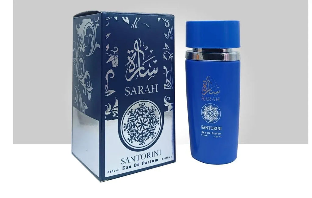 Sarah Santorini Eau De Parfum 100ml Dubai UAE elegant women's perfume with long lasting fragrance for everyday wear special occasions and evening events
