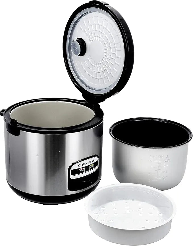 Severin 2.2L 3 in 1 Rice Cooker and Food Steamer Dubai UAE multifunction electric rice cooker with food steamer for rice vegetables soup and healthy meals