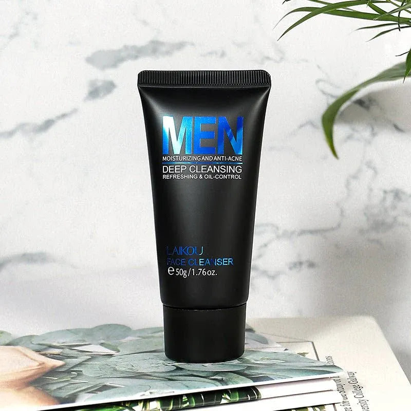 Men's Foaming Facial Scrub Cleanser 50g Dubai UAE exfoliating face wash for men designed to cleanse impurities and refresh the skin