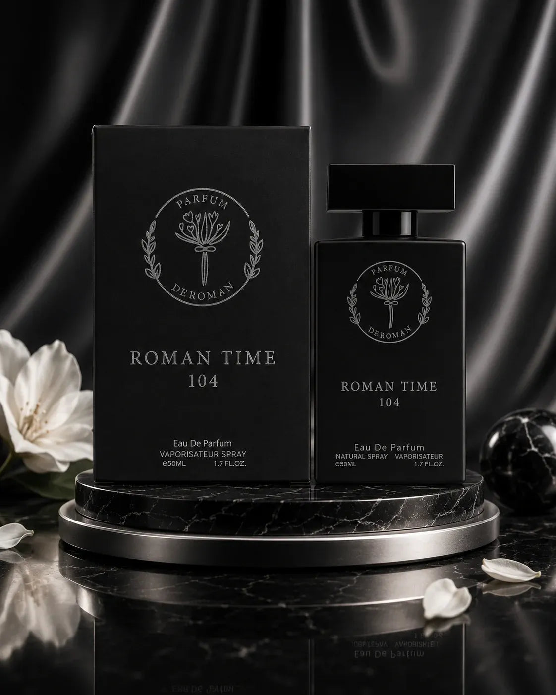 Roman Time 104 Eau De Parfum 50ML Dubai UAE luxury perfume for men and women with long lasting fragrance for everyday wear and special occasions