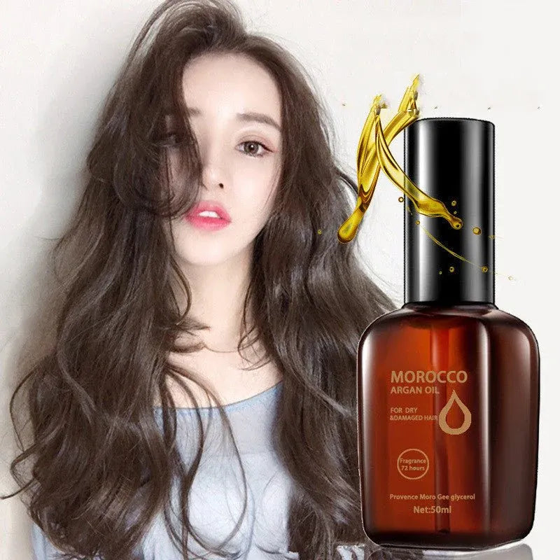 Argan Oil Leave In Hair Care Essential Oil 50ml Dubai UAE nourishing leave in hair treatment for dry damaged hair with smooth shine and frizz control