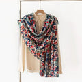 Printed Cashmere Feel Warm Scarf Shawl Dubai UAE soft cashmere feel scarf shawl with elegant print for winter fashion travel and everyday wear