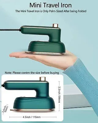 Portable Travel Mini Electric Iron for Quick Wrinkle Removal | Emirasouq