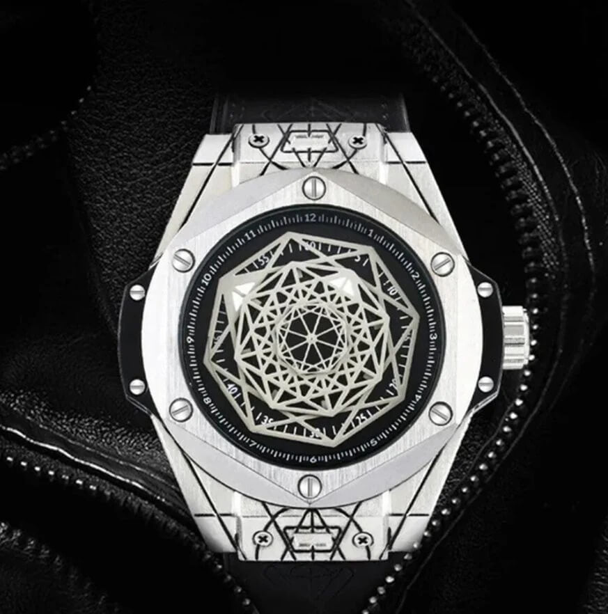 Prestige Leather Quartz Watch for Men – Luxury Business & Casual Timepiece | Emirasouq