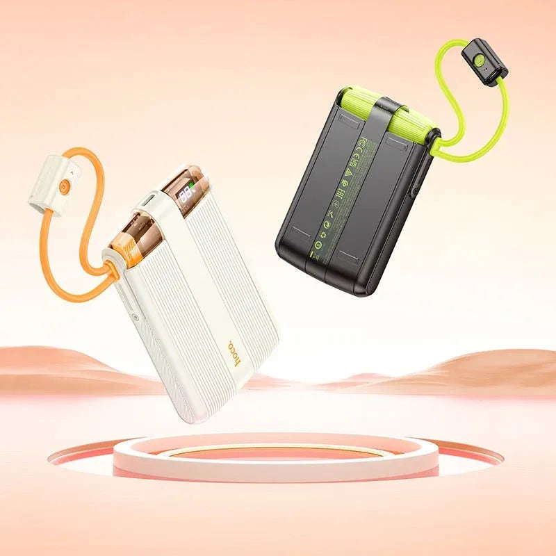 Hoco J127 10000mAh Digital Power Bank Dubai UAE 10000mAh portable power bank with digital battery display for smartphones tablets and everyday charging