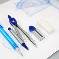 Precision Math Geometry Set with Compass Kit Dubai UAE complete geometry box with compass ruler protractor and math drawing tools for students