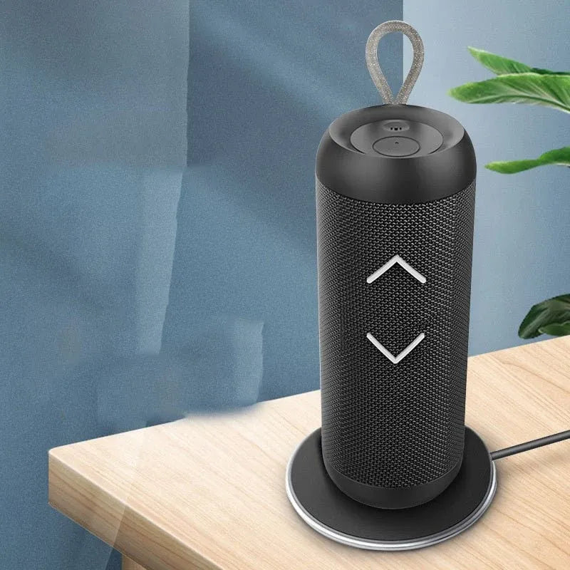 Portable Wireless Bluetooth Speaker 14W Dubai UAE 14W portable Bluetooth speaker with powerful stereo sound wireless music playback and long battery life