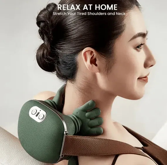 Shoulder and Neck Kneading Massager Dubai UAE electric shoulder and neck massager with deep kneading massage for muscle relaxation home office and travel