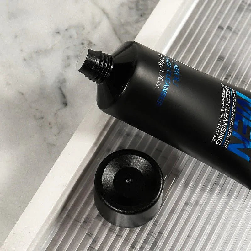 Men's Foaming Facial Scrub Cleanser 50g Dubai UAE exfoliating face wash for men designed to cleanse impurities and refresh the skin
