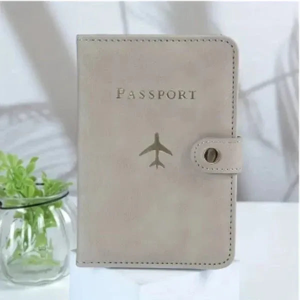 Slim Travel Passport Wallet Dubai UAE premium passport holder with card slots document organizer and RFID style travel wallet for men and women