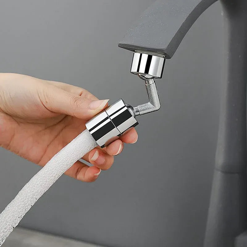 360 Degree Splash Proof Swivel Faucet Attachment Dubai UAE rotating tap extender for kitchen sink water saving and easy cleaning