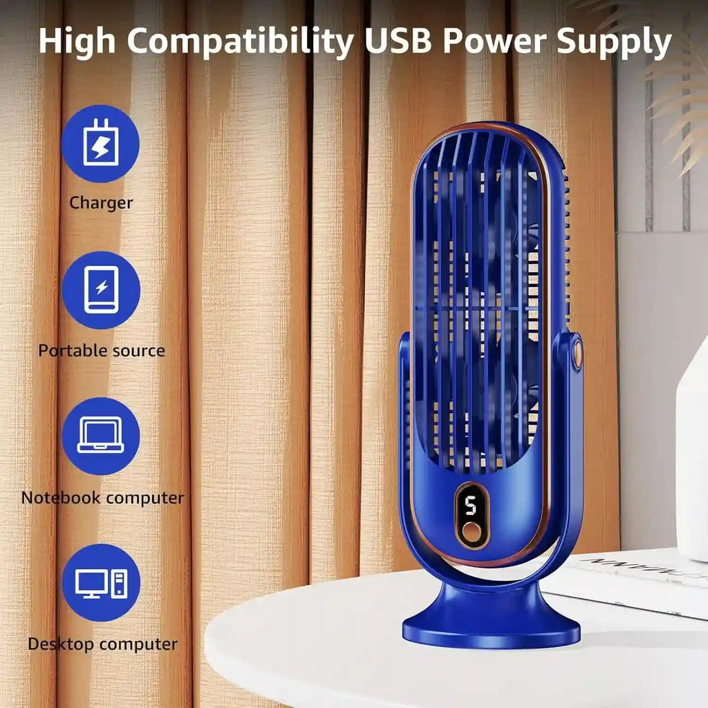 Portable Desktop Cooling Fan Dubai UAE compact USB cooling fan for office desk home workspace and personal cooling comfort