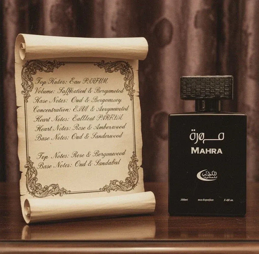 Mahra Eau De Parfum 100ml Unisex Oriental Fragrance Dubai UAE luxury unisex perfume with rich oriental scent for men and women everyday wear and special occasions