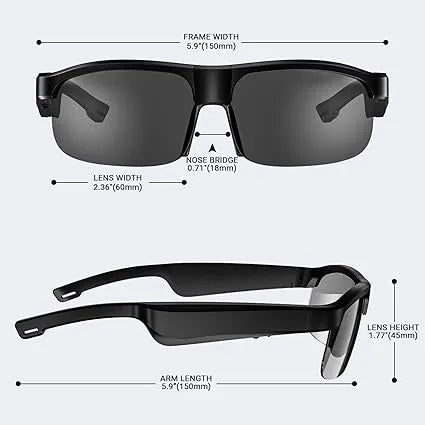 Bluetooth Smart Sunglasses with UV Protection Dubai UAE smart Bluetooth sunglasses with UV protection hands free calling wireless music and outdoor lifestyle