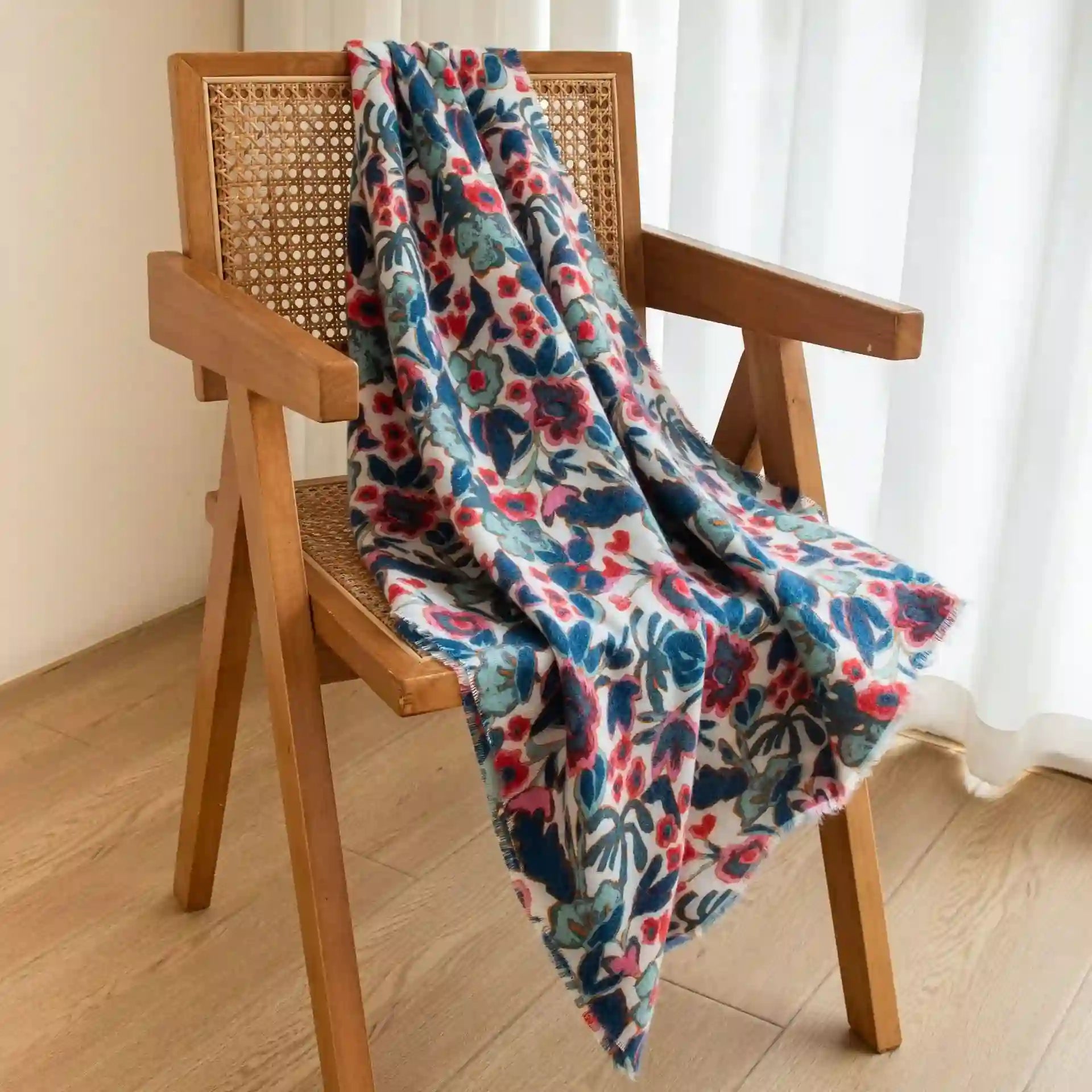 Printed Cashmere Feel Warm Scarf Shawl Dubai UAE soft cashmere feel scarf shawl with elegant print for winter fashion travel and everyday wear