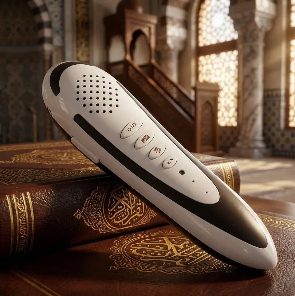 Dar Al Ghalah Quran Reading Pen 32GB Bluetooth Dubai UAE smart Quran reading pen with 32GB storage Bluetooth audio learning and interactive Islamic education