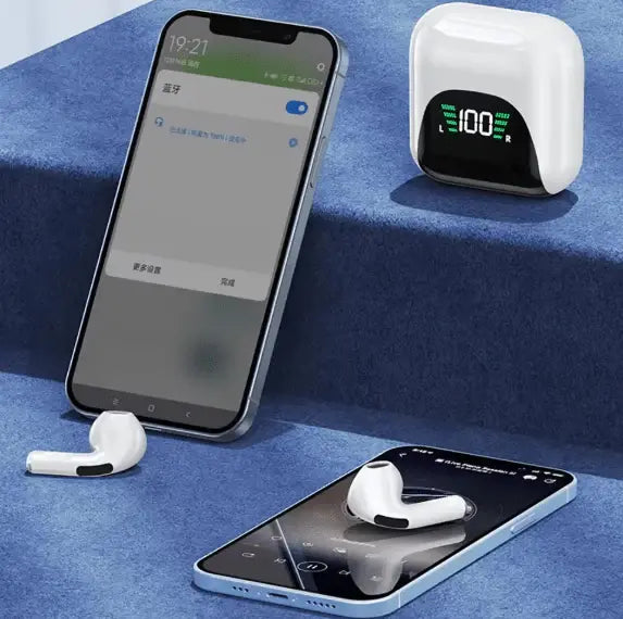 X50 Hi-Fi Wireless Earbuds with LED Display Bluetooth Earphones UAE