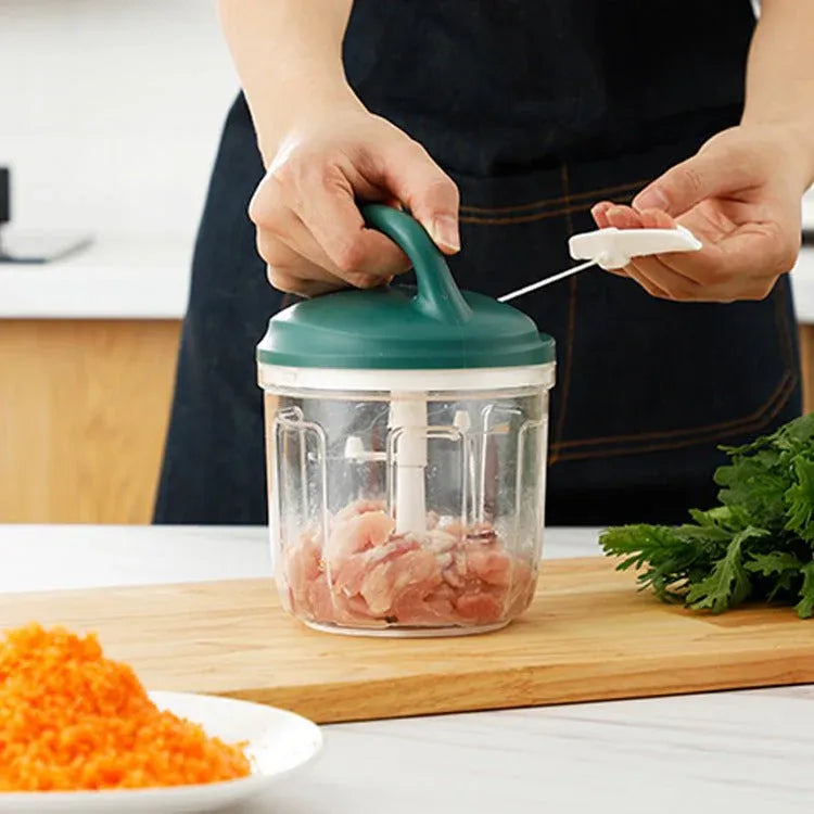 Multi Function Kitchen Vegetable Chopper 200ml Dubai UAE manual food chopper for chopping onions garlic vegetables and herbs