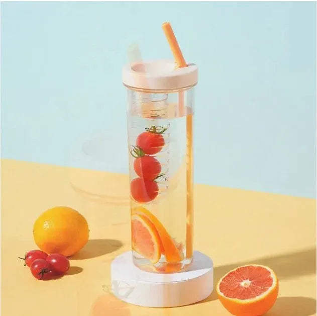 Infuser Water Bottle with Built In Filter Dubai UAE reusable infuser water bottle with built in filter for fruit infused drinks healthy hydration and everyday use