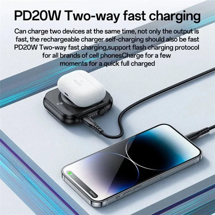 5000mAh Magnetic Wireless Power Bank Dubai UAE compact magnetic wireless power bank for smartphones with portable fast charging and convenient everyday use