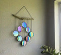 Rainbow Moon Phase Hanging Wall Decor Dubai UAE boho moon phase wall hanging with rainbow design for bedroom living room and home decoration