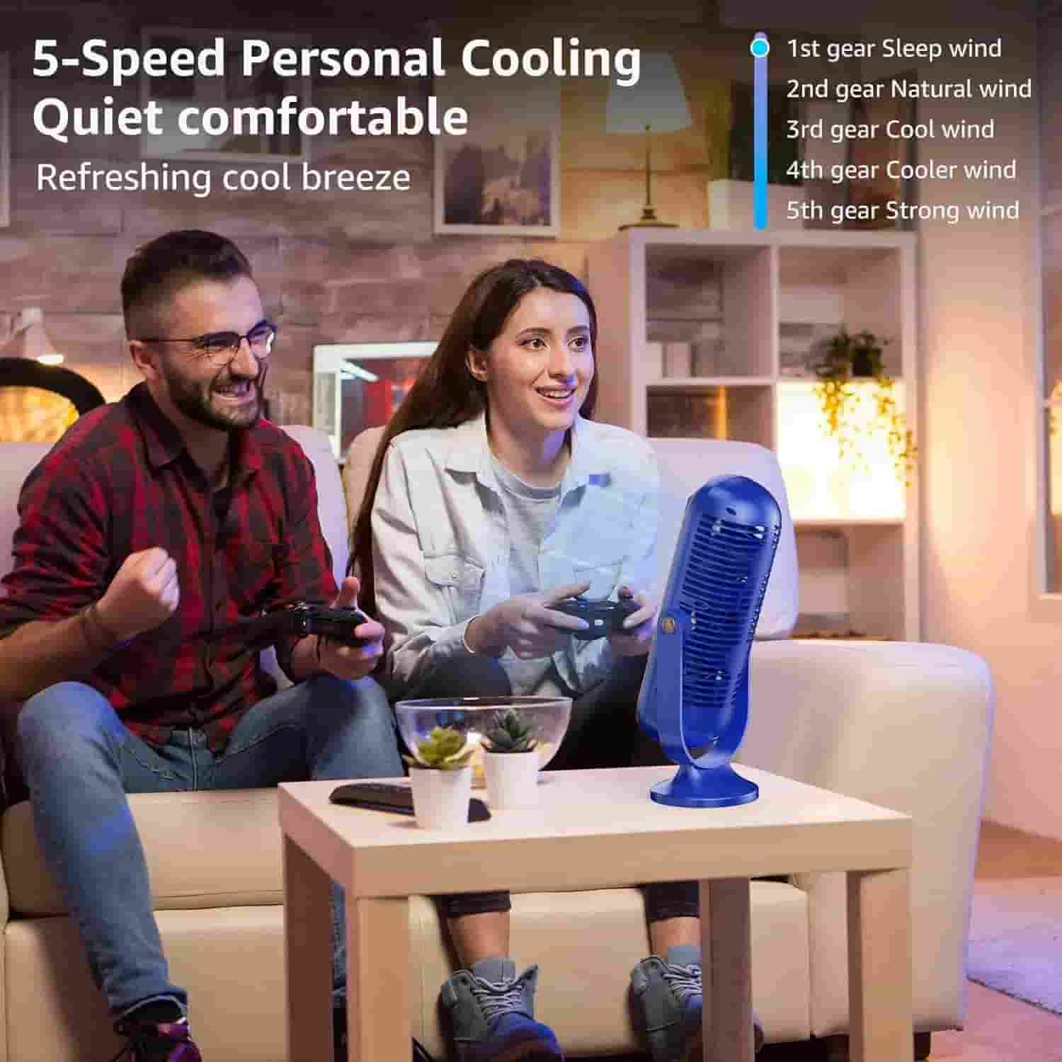 Portable Desktop Cooling Fan Dubai UAE compact USB cooling fan for office desk home workspace and personal cooling comfort