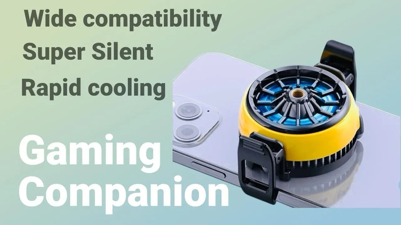 Semiconductor Mobile Phone Cooling Fan Dubai UAE portable smartphone cooling fan for gaming live streaming and overheating protection