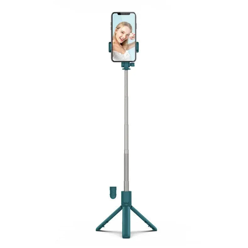 XT02 Bluetooth Selfie Stick Tripod with Remote Dubai UAE wireless selfie stick tripod with Bluetooth remote for selfies videos vlogging photography and travel