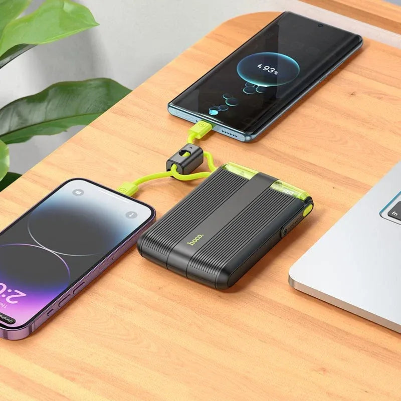 Hoco J127 10000mAh Digital Power Bank Dubai UAE 10000mAh portable power bank with digital battery display for smartphones tablets and everyday charging