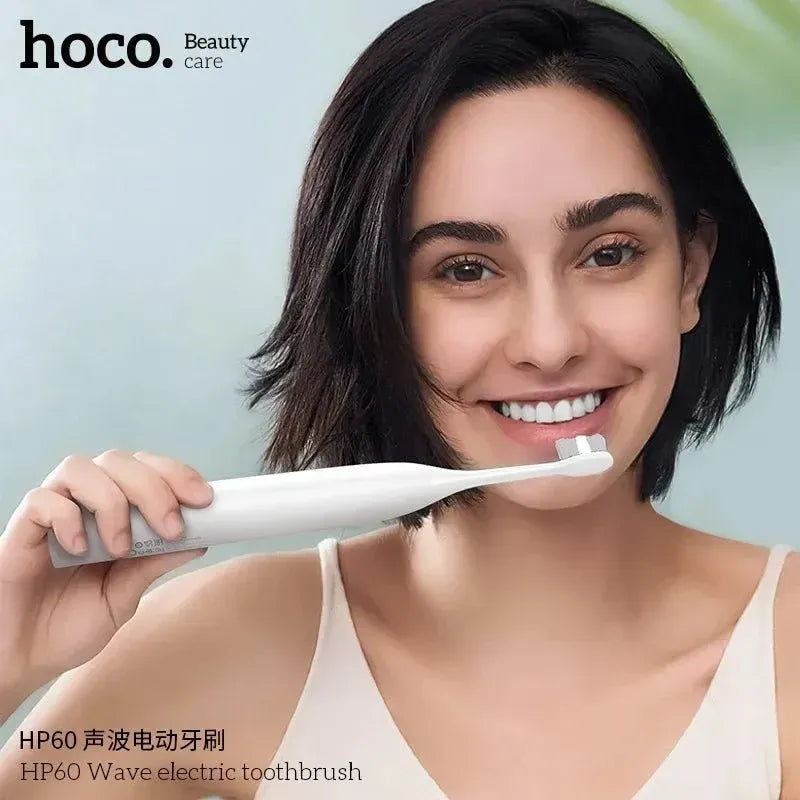 Hoco Wave Sonic Electric Toothbrush Dubai UAE rechargeable sonic electric toothbrush for effective plaque removal fresh breath and everyday oral care