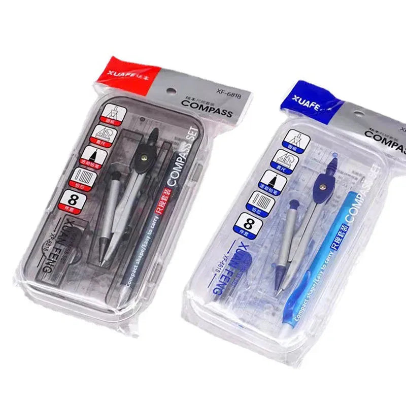 Precision Math Geometry Set with Compass Kit Dubai UAE complete geometry box with compass ruler protractor and math drawing tools for students