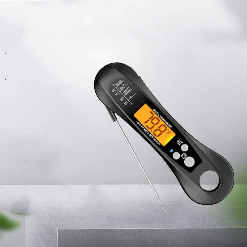 Waterproof Digital Folding Kitchen Thermometer Dubai UAE instant read food thermometer for cooking grilling baking BBQ and kitchen temperature measurement