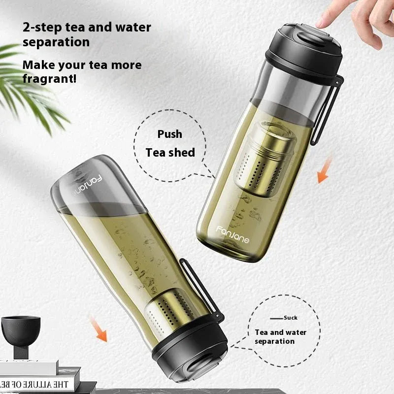 Magnetic Bubble Tea Separation Cup Dubai UAE innovative tumbler with separate compartments for bubble tea fruit tea and drinks